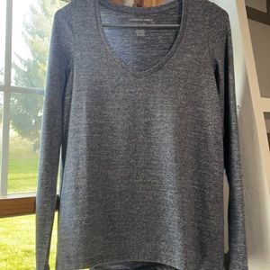 Heather blue American eagle long sleeve